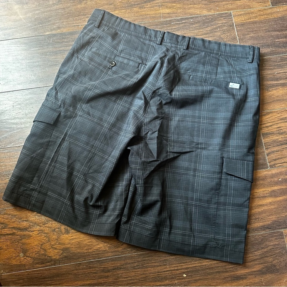 Greg Norman Shark Attack Plaid Shorts